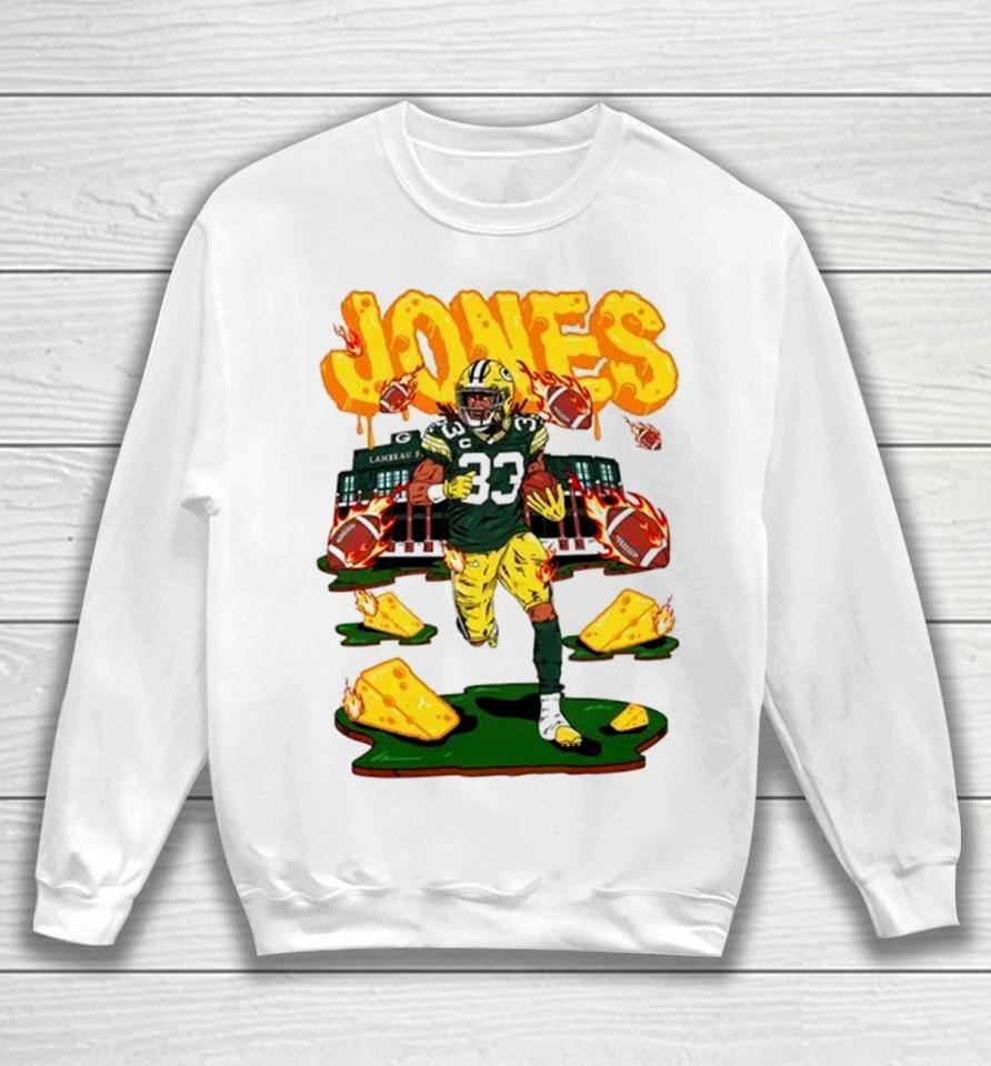 Green Bay Packers Aaron Jones Lamare Field Stadium Sweatshirt
