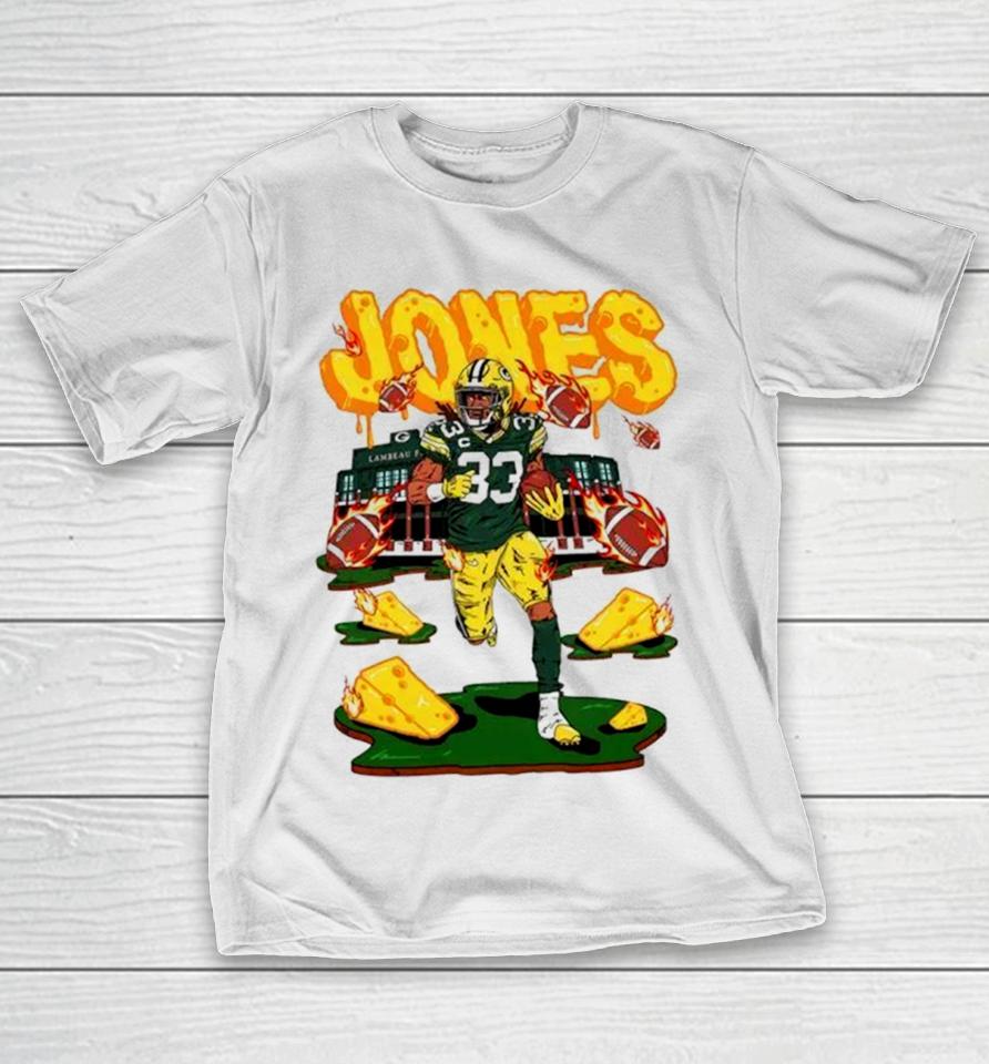 Green Bay Packers Aaron Jones Lamare Field Stadium T-Shirt