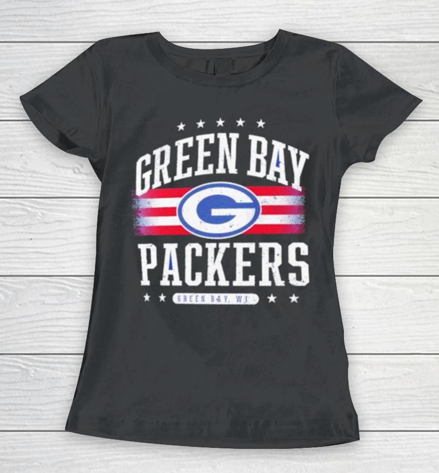 Green Bay Packers Americana Logo Women T-Shirt