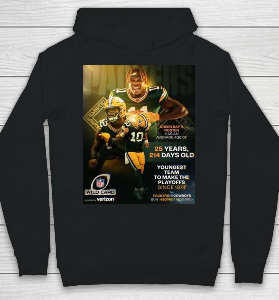 Green Bay Packers Are The Youngest Team To Make The Nfl Playoffs Since 1974 Hoodie