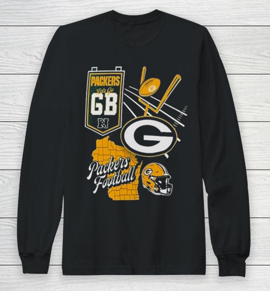 Green Bay Packers Split Zone Long Sleeve T-Shirt