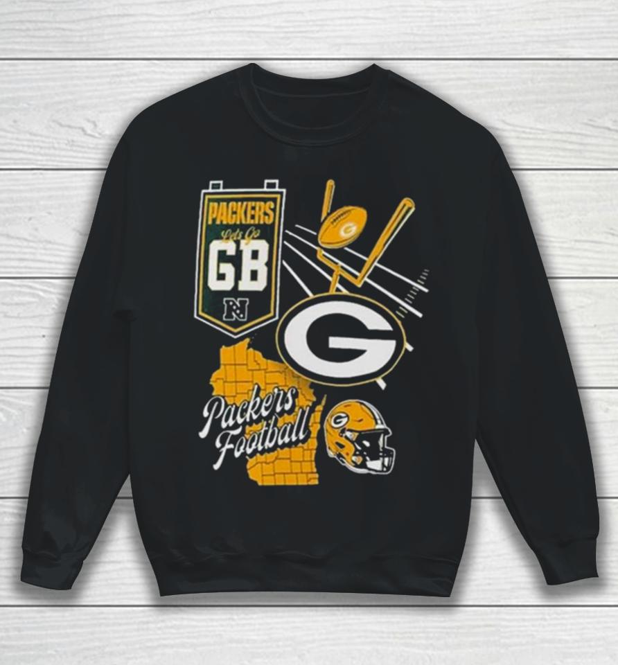 Green Bay Packers Split Zone Sweatshirt