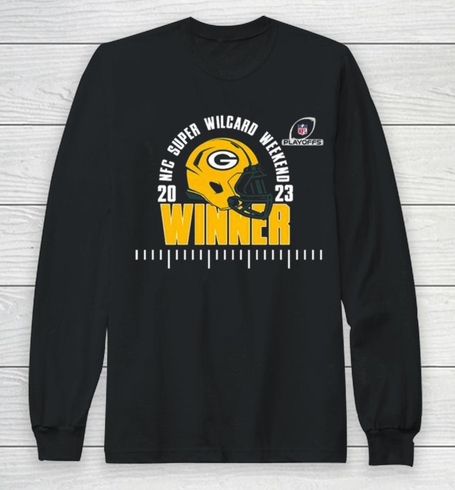Green Bay Packers Winner Nfl Playoff Nfc Super Wildcard Weekend 2023 Long Sleeve T-Shirt