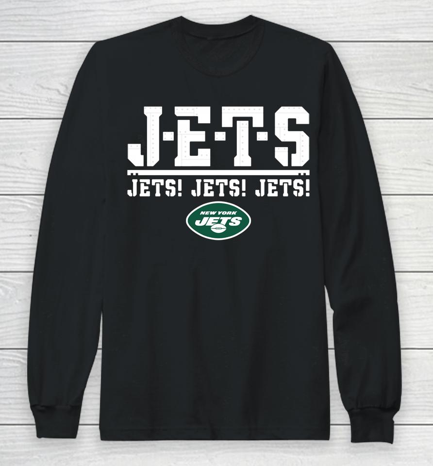 Green Men's New York Jets Jets Iconic Hometown Graphic Long Sleeve T-Shirt