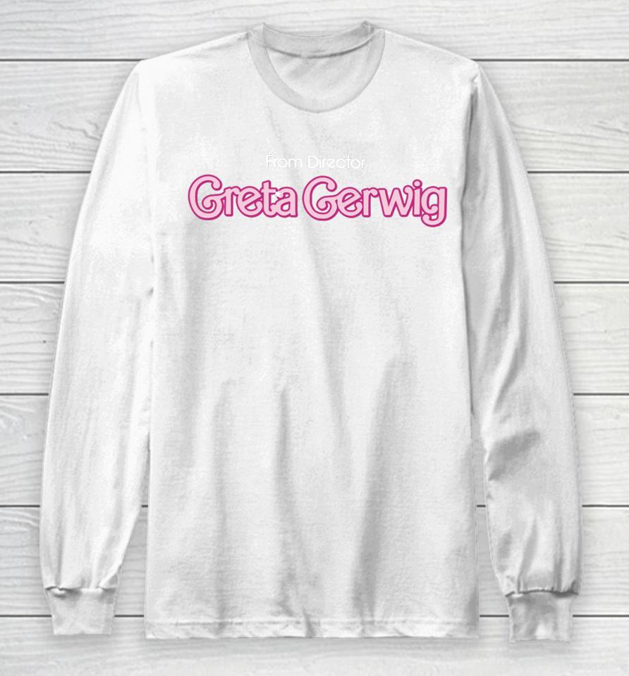 Greta Gerwig Long Sleeve T-Shirt