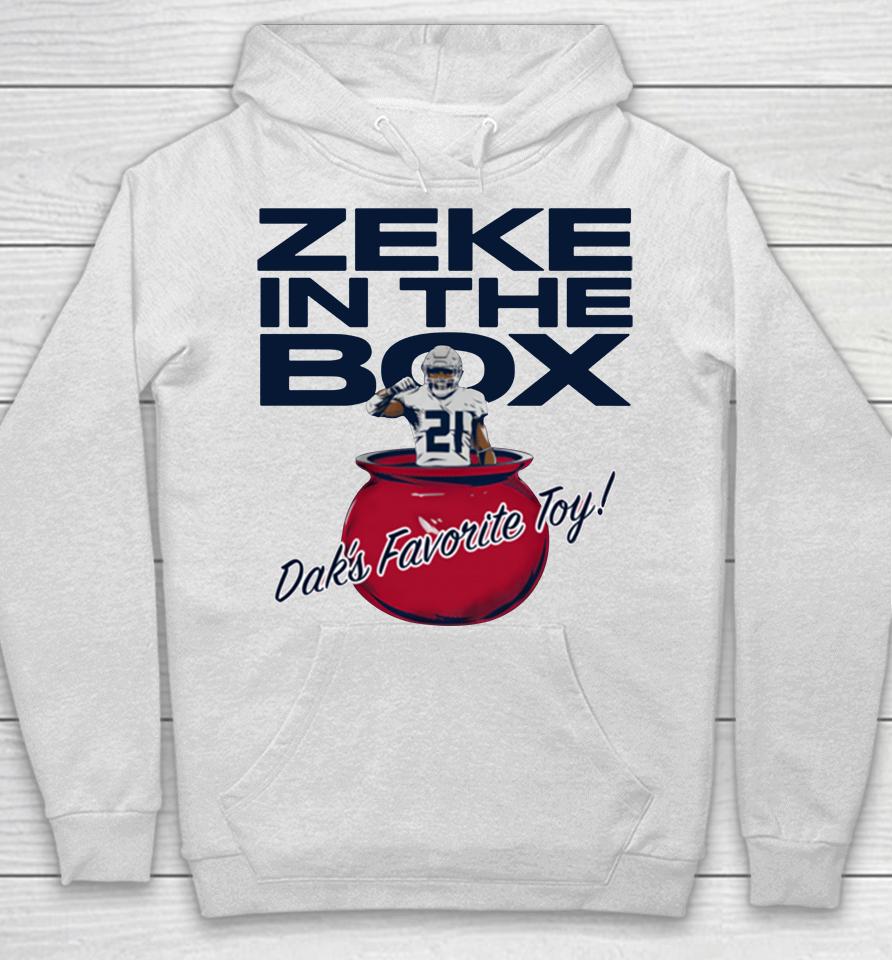 Grey Ezekiel Elliott And Dak Prescott Zeke In The Box Hoodie