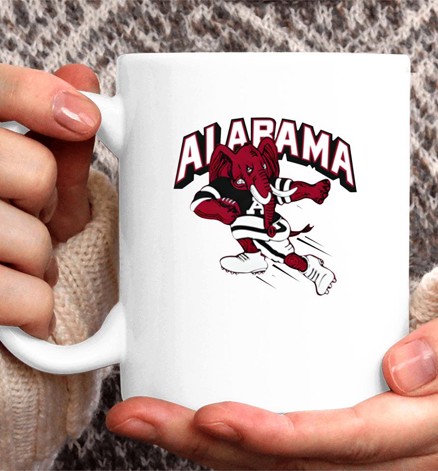 Grey Retro Alabama Football Coffee Mug