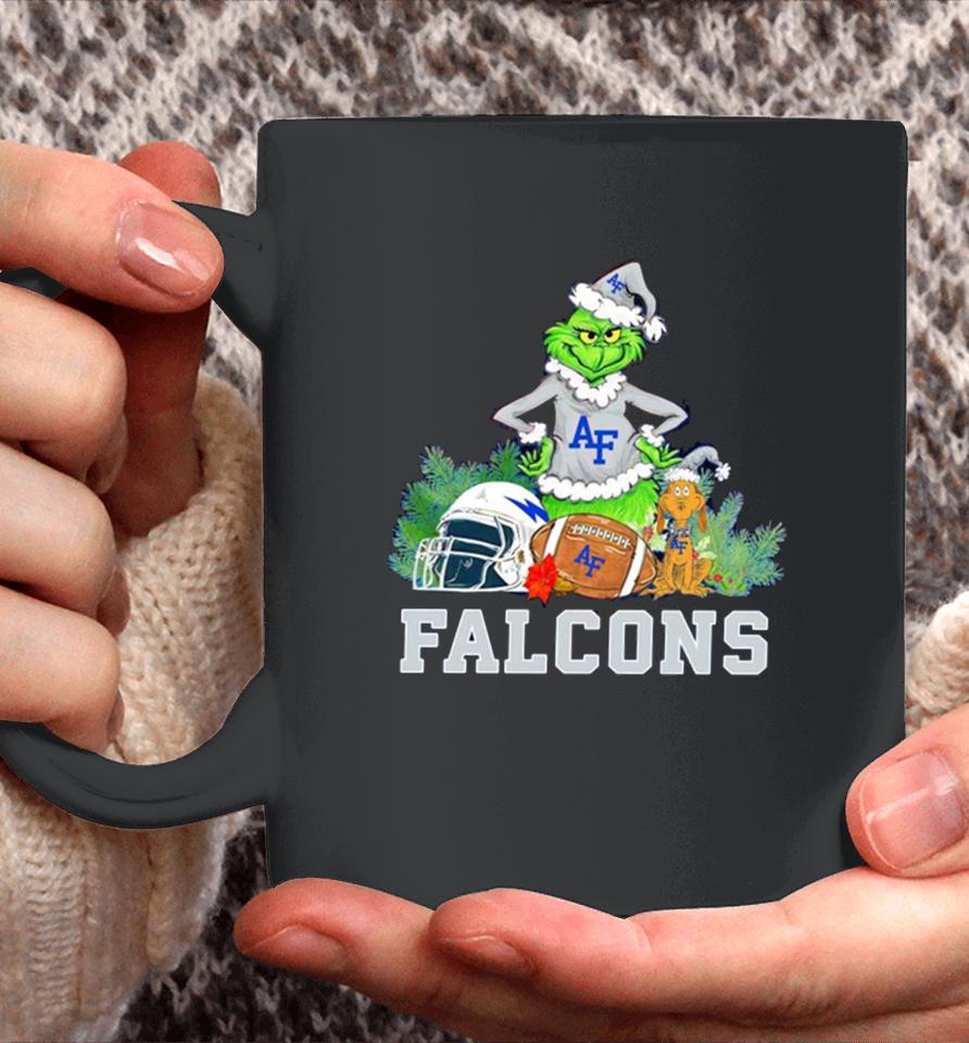 Grinch Air Force Falcons Christmas Coffee Mug