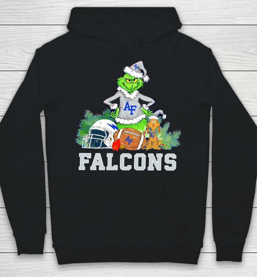 Grinch Air Force Falcons Christmas Hoodie