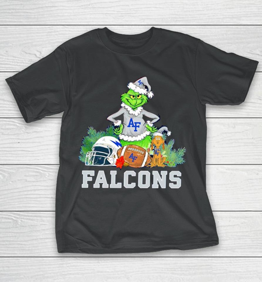 Grinch Air Force Falcons Christmas T-Shirt