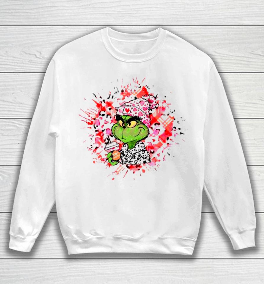 Grinch Valentine Love Coffee Sweatshirt