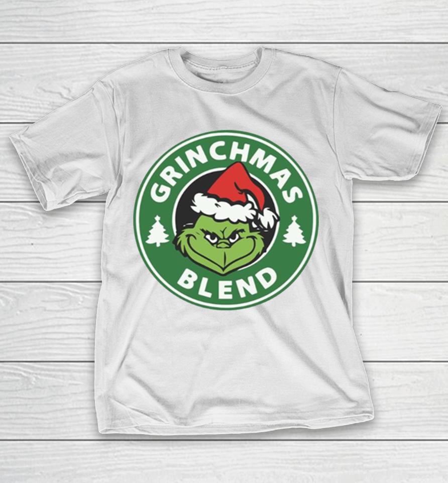 Grinchmas Blend Logo Starbuck Parody Grinch T-Shirt