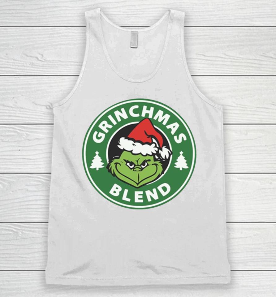 Grinchmas Blend Logo Starbuck Parody Grinch Unisex Tank Top