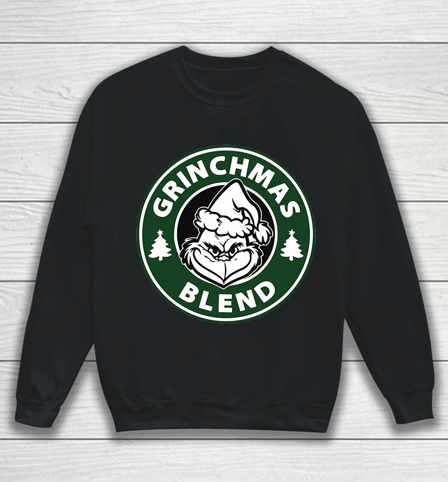 Grinchmas Blend , Funny Grinch Coffee Sweatshirt