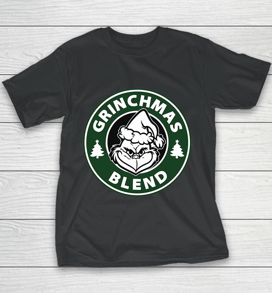 Grinchmas Blend , Funny Grinch Coffee Youth T-Shirt