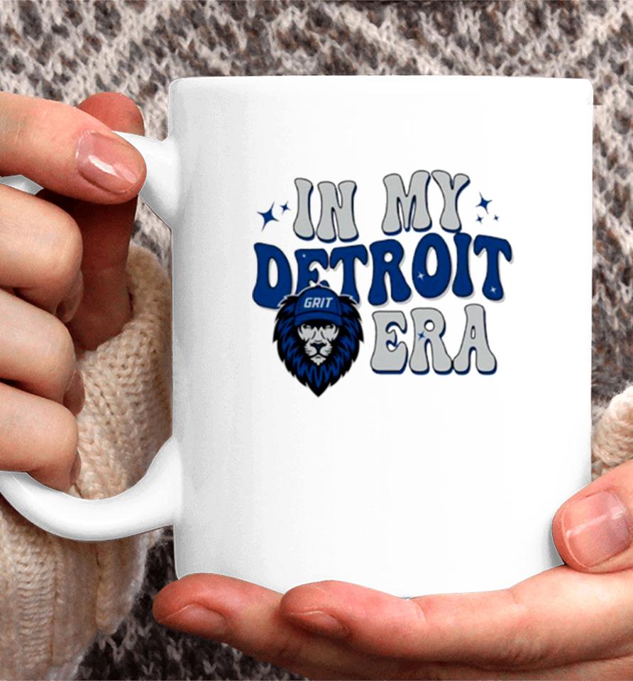 Grit In My Detroit Lions Era Football Coffee Mug
