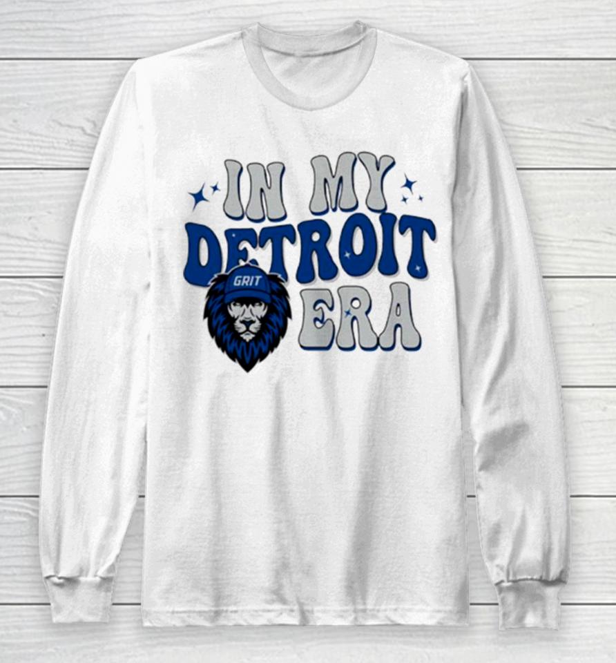 Grit In My Detroit Lions Era Football Long Sleeve T-Shirt