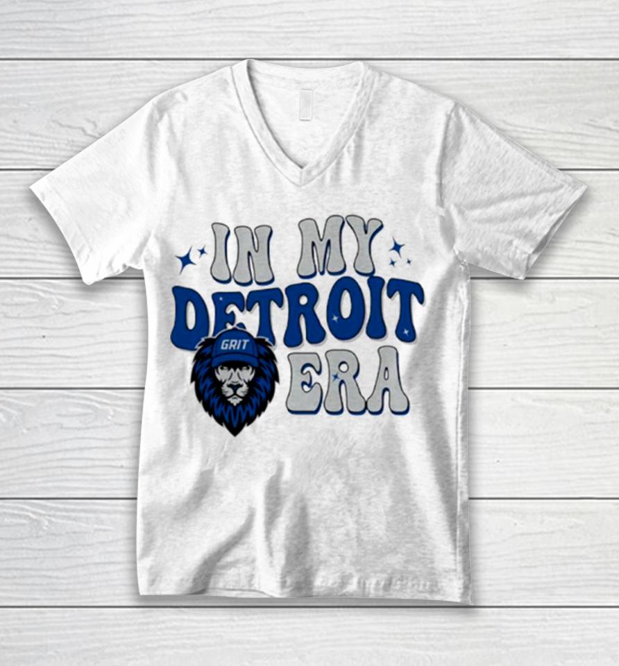 Grit In My Detroit Lions Era Football Unisex V-Neck T-Shirt