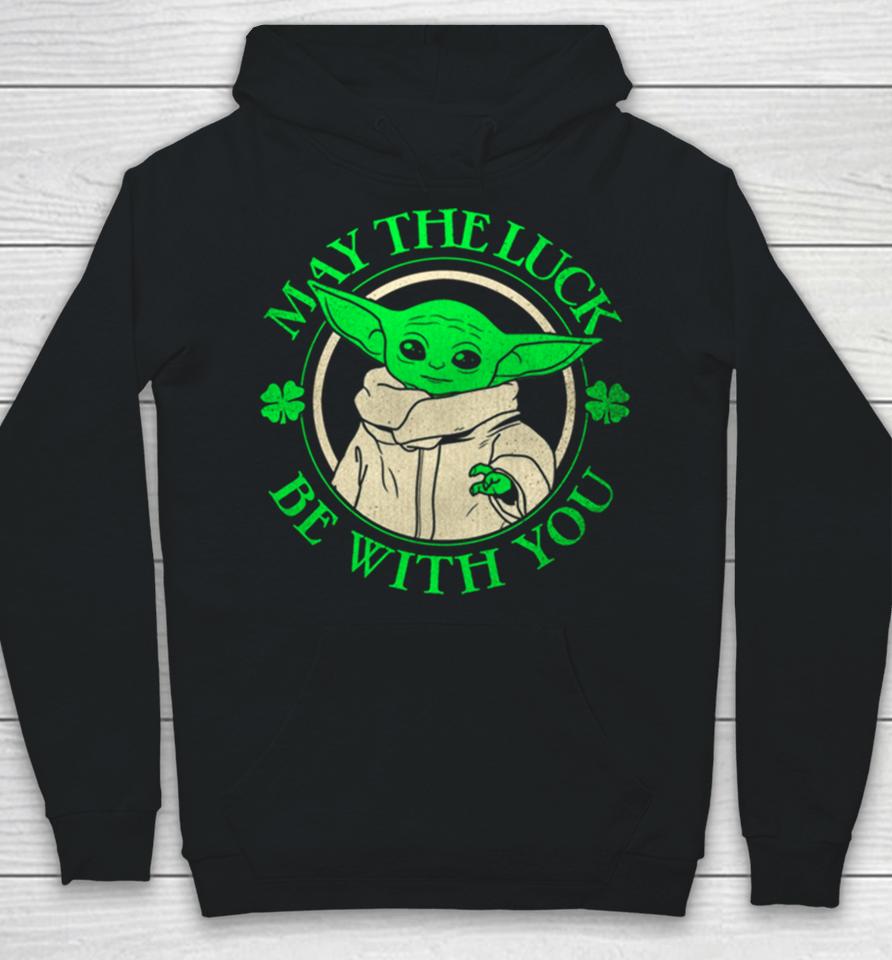 Grogu Star Wars St Patrick’s Day May The Luck Be With You Hoodie