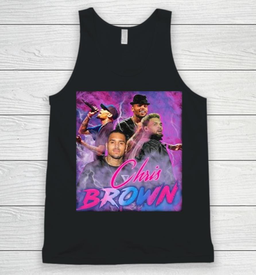 Groovy Chris Brown Breezy 90S Hip Hop Rapper Unisex Tank Top