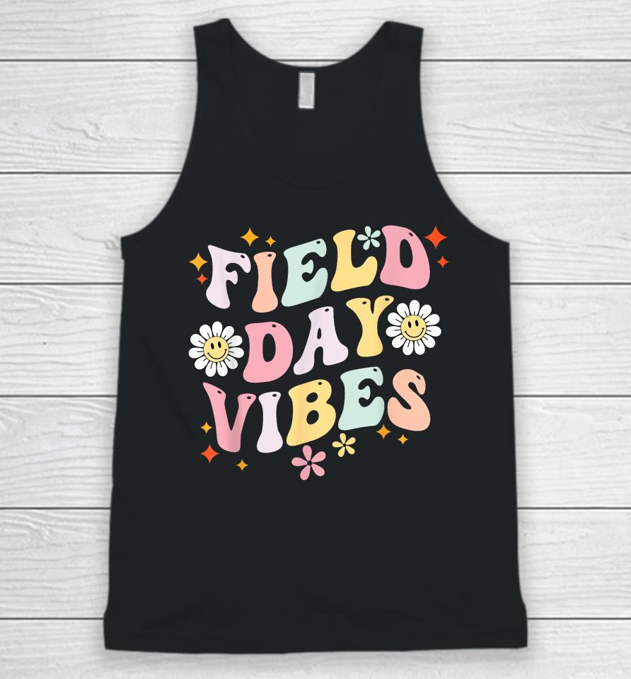 Groovy Field Day 2023 Funny Field Day Vibes Teacher Unisex Tank Top