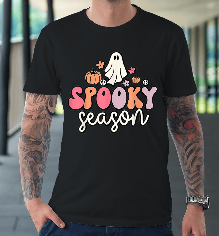 Groovy Ghost Spooky Season Premium T-Shirt