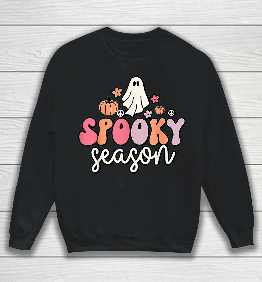 Groovy Ghost Spooky Season Sweatshirt