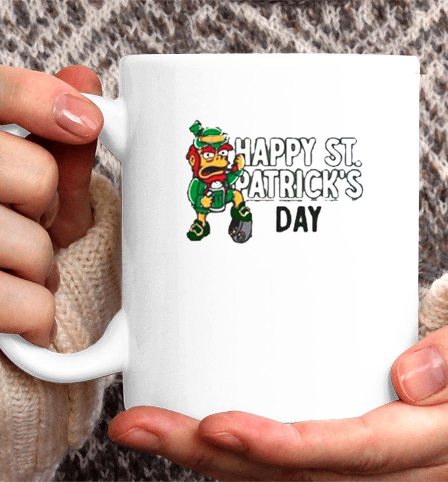 Groundskeeper Willie Happy St Patrick’s Day 2024 Coffee Mug