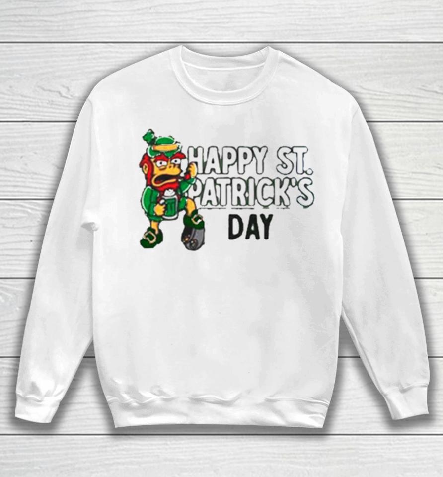 Groundskeeper Willie Happy St Patrick’s Day 2024 Sweatshirt