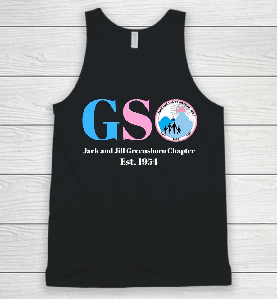 Gso - Jack And Jill Greensboro Chapter Unisex Tank Top