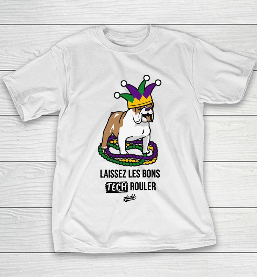 Gtpdd Laissez Les Bons Tech Rouler Dog Youth T-Shirt