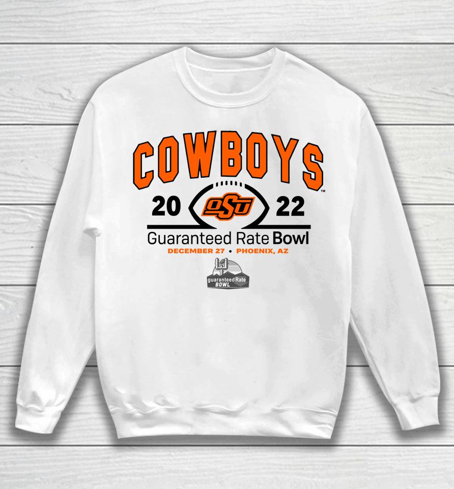 Guaranteed Rate Bowl 2022 Oklahoma State Team Logo Sweatshirt