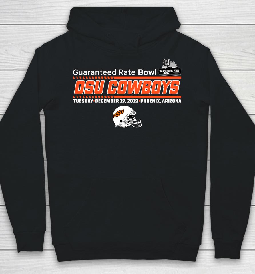Guaranteed Rate Bowl Oklahoma State Team Helmet Hoodie