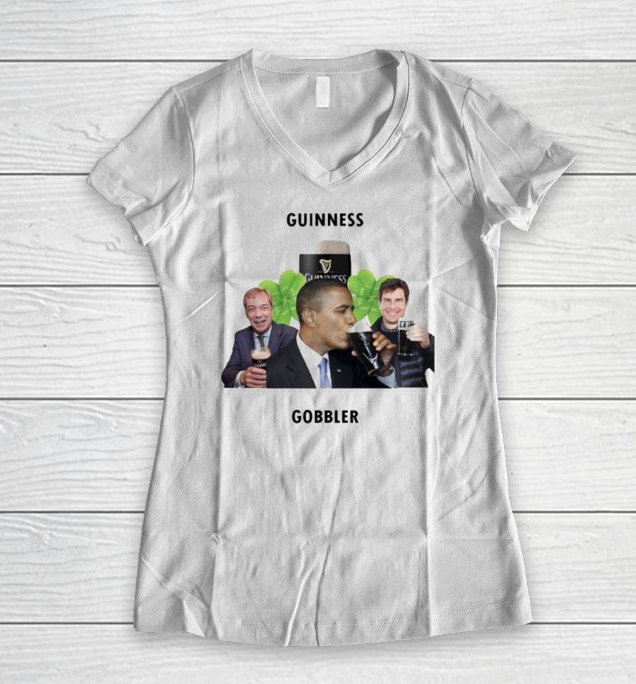 Guinness Gobbler 2023 Women V-Neck T-Shirt