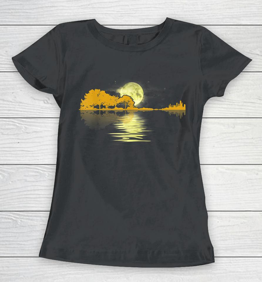 Guitar Lake Shadow Women T-Shirt