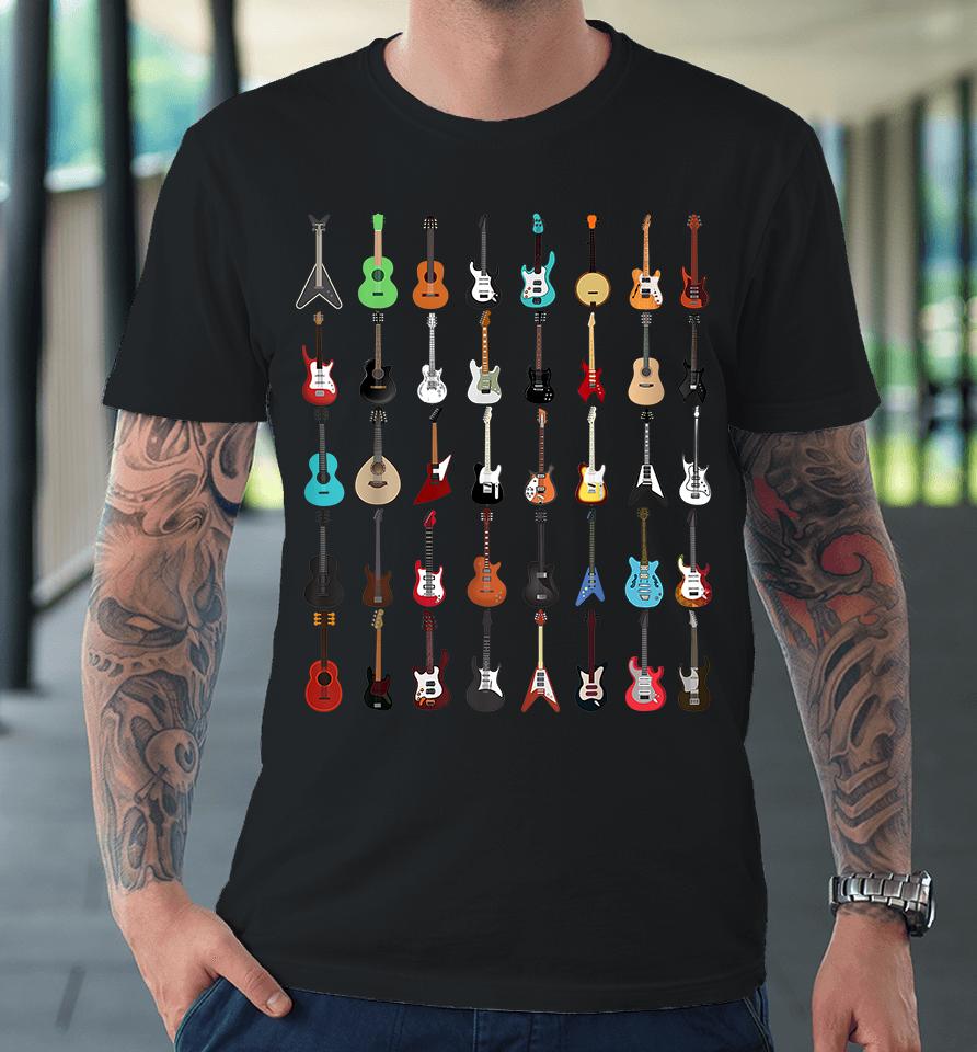 Guitar Musical Instrument Premium T-Shirt