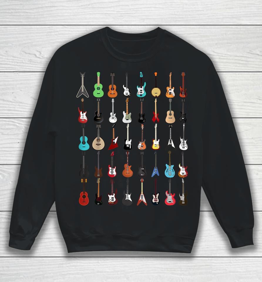 Guitar Musical Instrument Sweatshirt