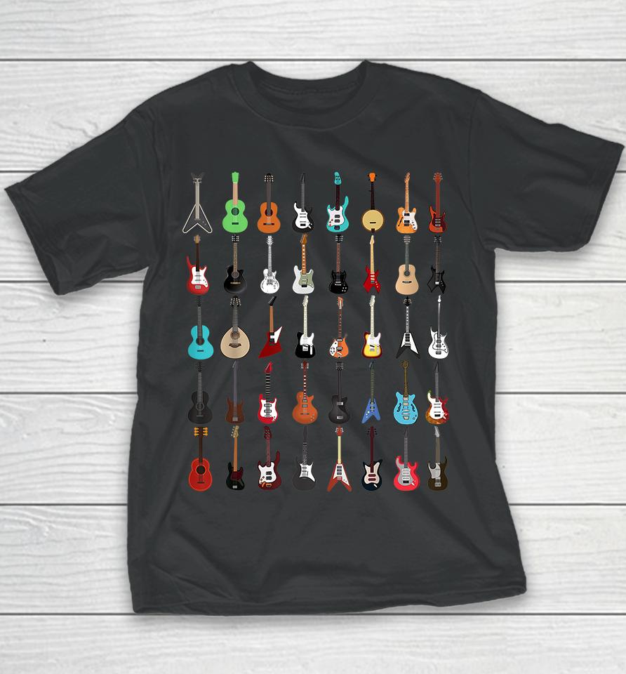 Guitar Musical Instrument Youth T-Shirt