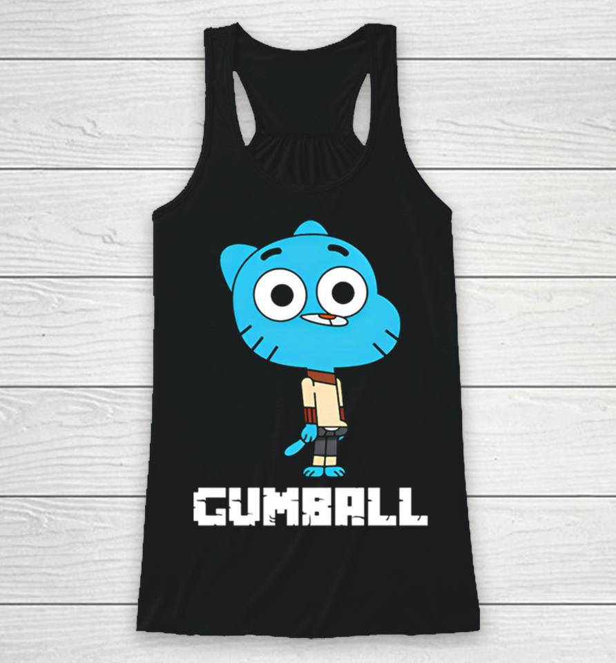 Gumball Cute Boy Cartoon Racerback Tank