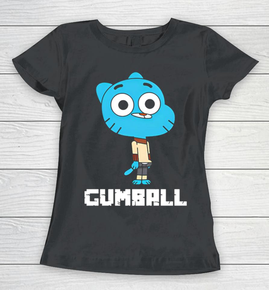 Gumball Cute Boy Cartoon Women T-Shirt