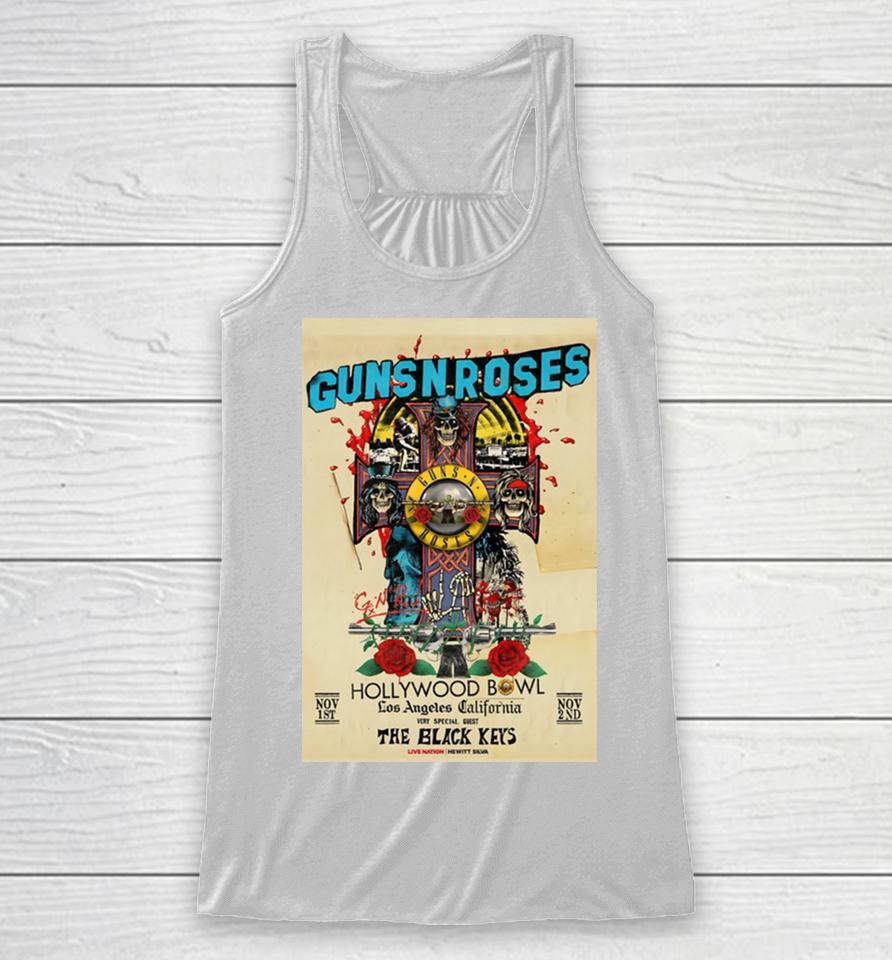 Guns N’ Roses Nov 1 2 2023 The Hollywood Bowl Los Angeles California Poster Racerback Tank
