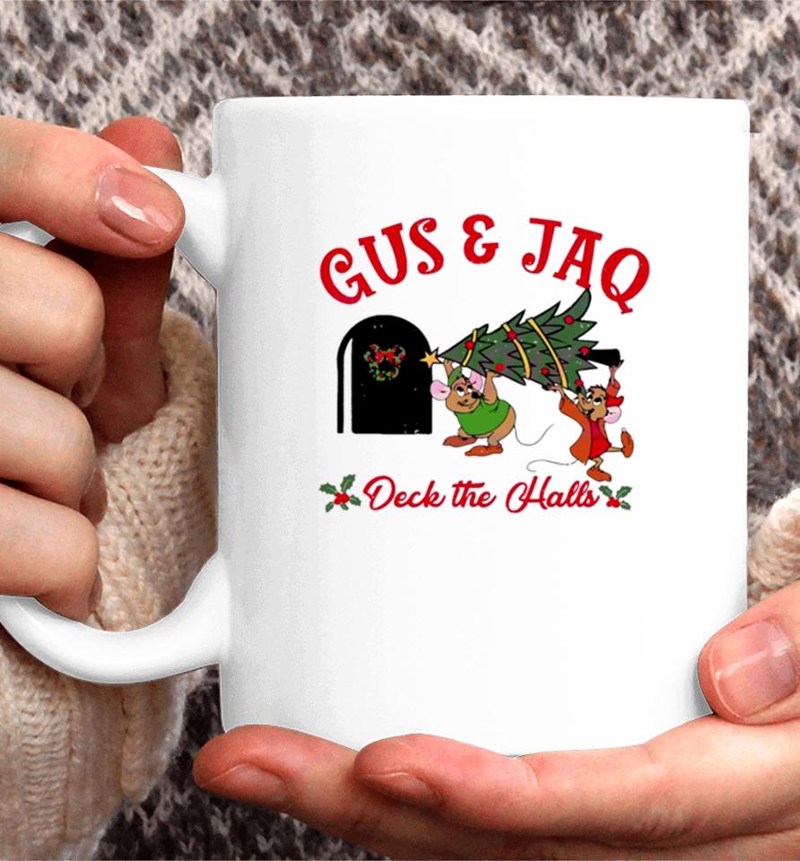 Gus And Jaq Mouse Deck The Halls Coffee Mug