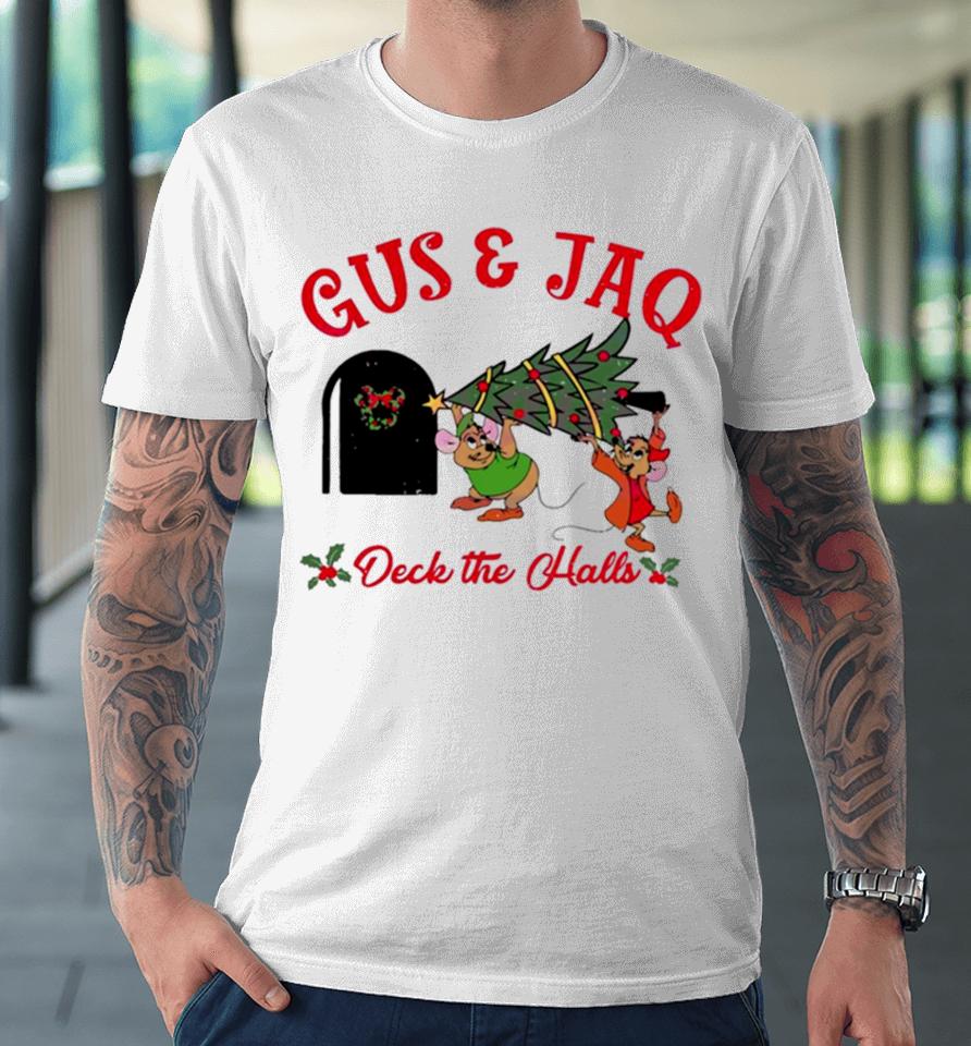 Gus And Jaq Mouse Deck The Halls Premium T-Shirt