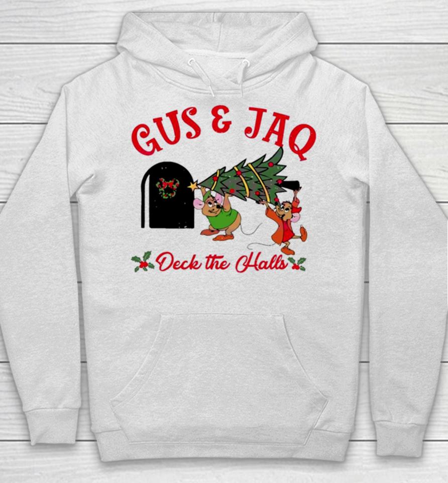 Gus And Jaq Mouse Deck The Halls Hoodie