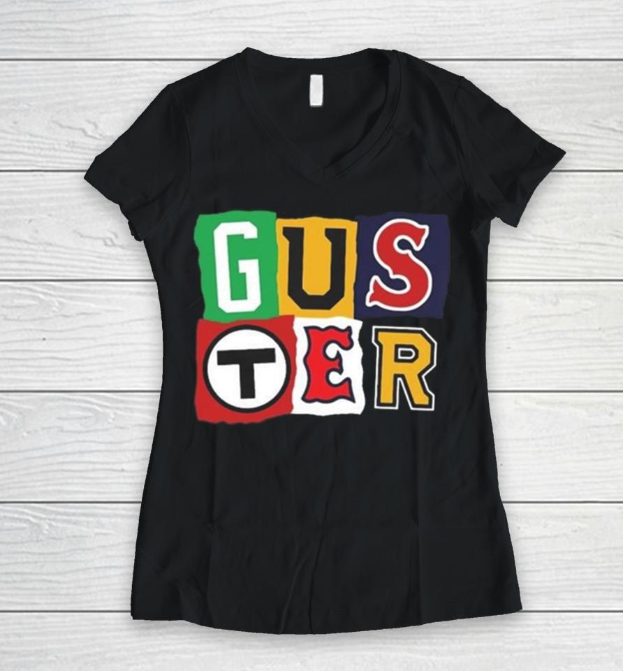 Guster Tour Boston, Ma Women V-Neck T-Shirt