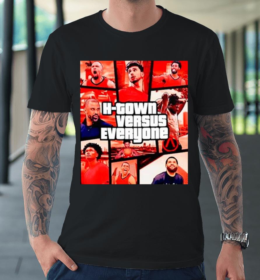 H Town Vs Everyone Gta Parody Premium T-Shirt