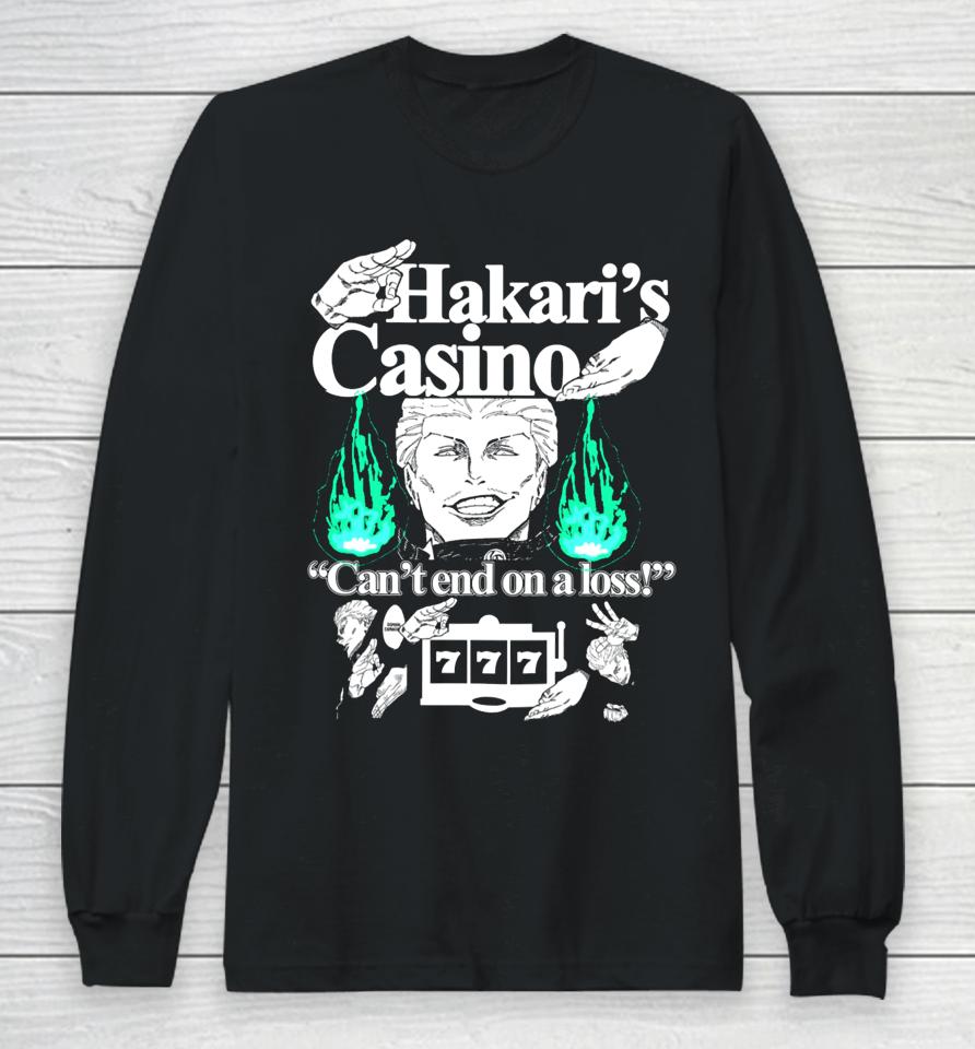 Hakari's Casino Can't End On A Loss Long Sleeve T-Shirt