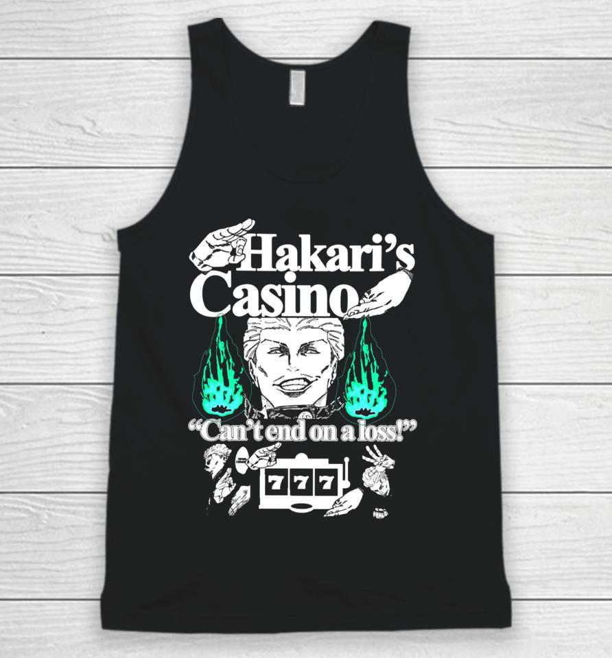 Hakari's Casino Can't End On A Loss Unisex Tank Top