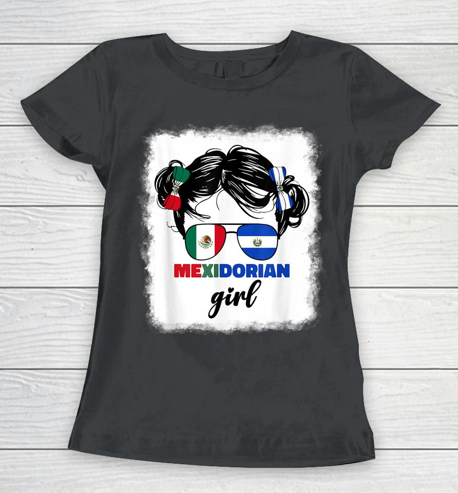 Half Mexican And Salvadorian Mexico El Salvador Girl Women T-Shirt