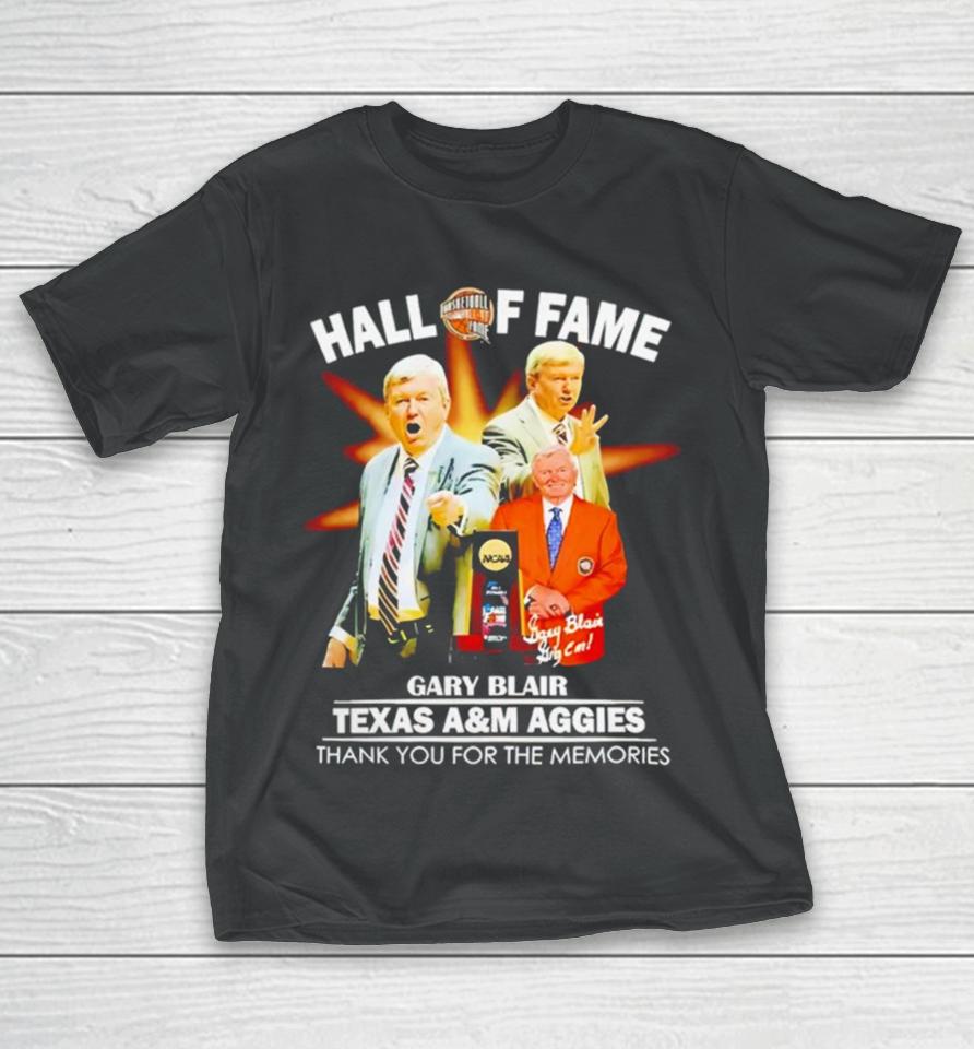 Hall Of Fame Gary Blair Texas A&Amp;M Aggies T-Shirt